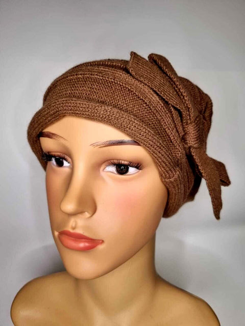 Women's Crochet Knitted Woolly Hat