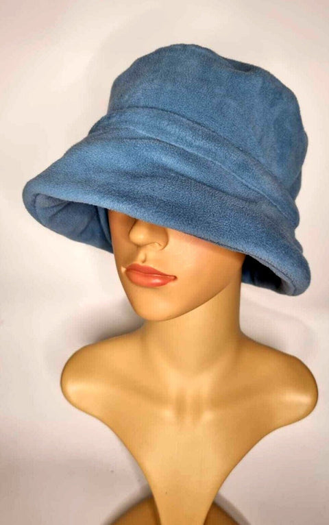 Faux Fur Bucket Hats Animal Print