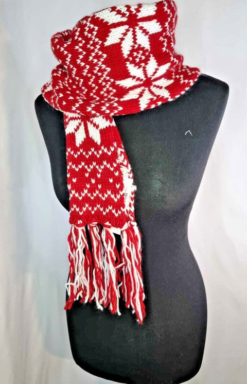 Womens Chunky Nordic style Scarf