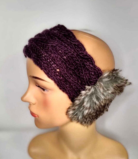 Women's Knitted Ear Muff Headband