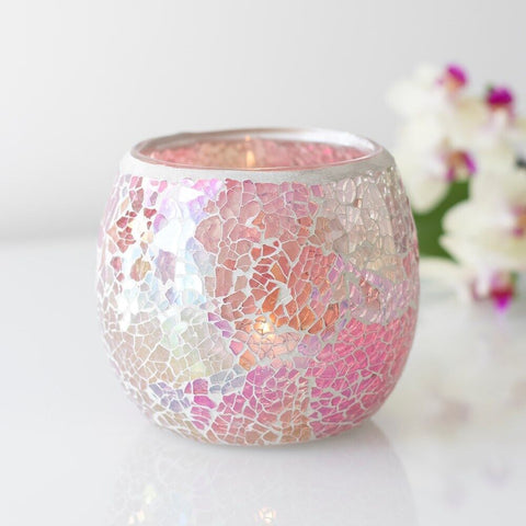 Large Mosaic Tea Light Holder