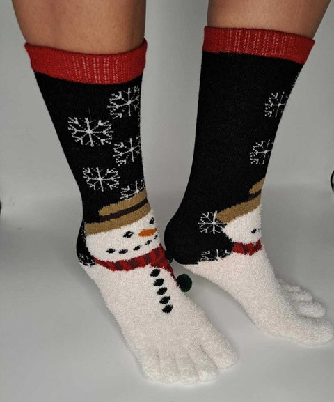 Fluffy Christmas Bed Sleep Socks