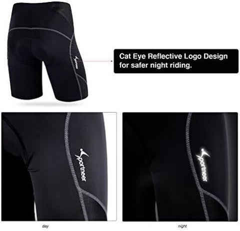 Men's 4D Gel Padded Cycling Shorts Size S