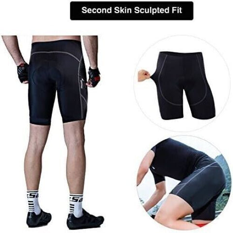 Men's 4D Gel Padded Cycling Shorts Size S