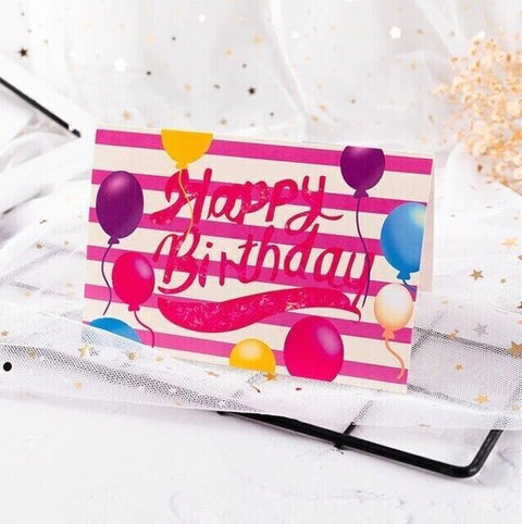 Happy Birthday Card Hand Painted