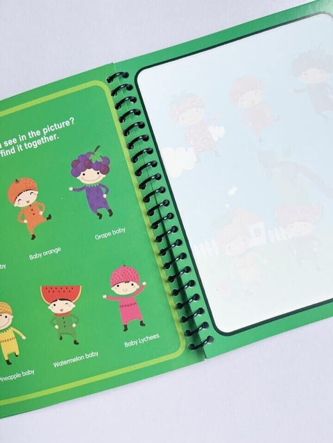 4Pcs Magic Reusable Water Colouring Book