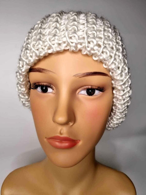 Crochet Knitted Woolly Hat