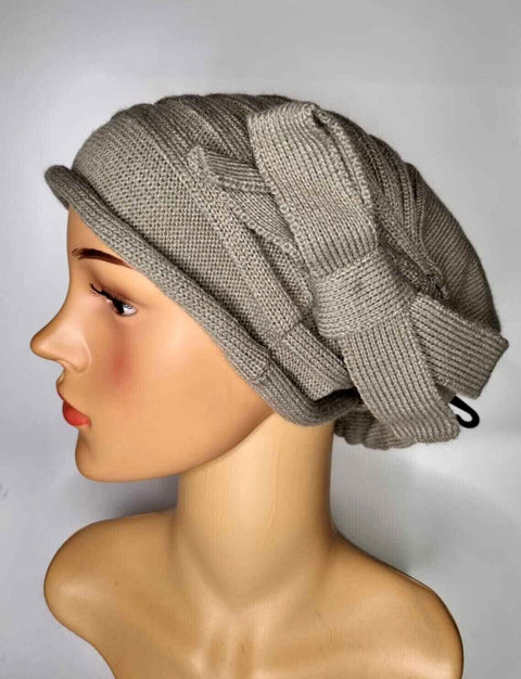 Women's Crochet Knitted Woolly Hat