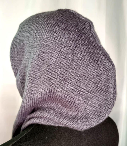 Integrated Knitted Hat Scarf