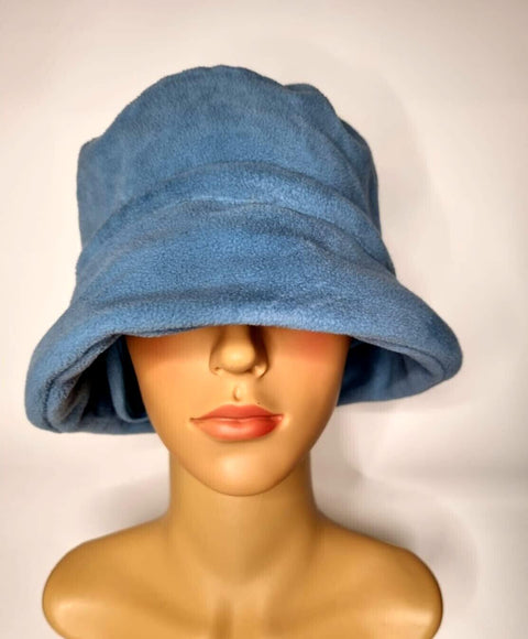 Faux Fur Bucket Hats Animal Print