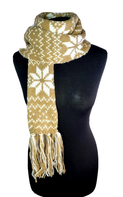 Womens Chunky Nordic style Scarf