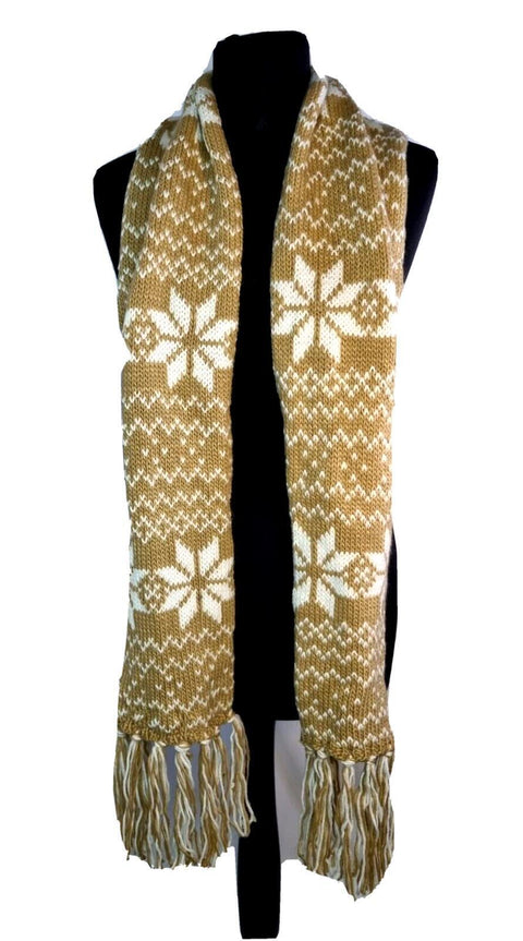 Womens Chunky Nordic style Scarf