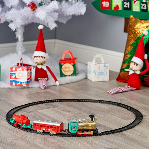 Classic Battery Operated Train Set with Sound & Lights