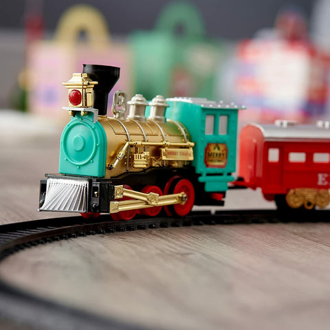 Classic Battery Operated Train Set with Sound & Lights