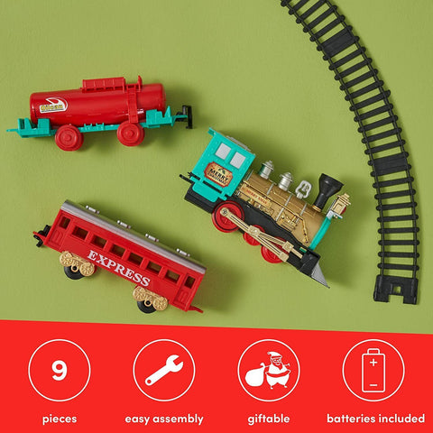Classic Battery Operated Train Set with Sound & Lights