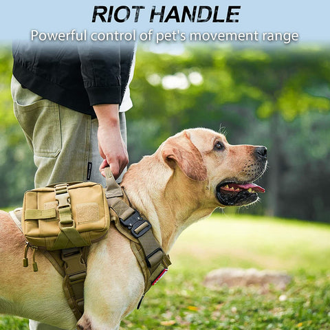 Military Tactical Dog Harness with Handle