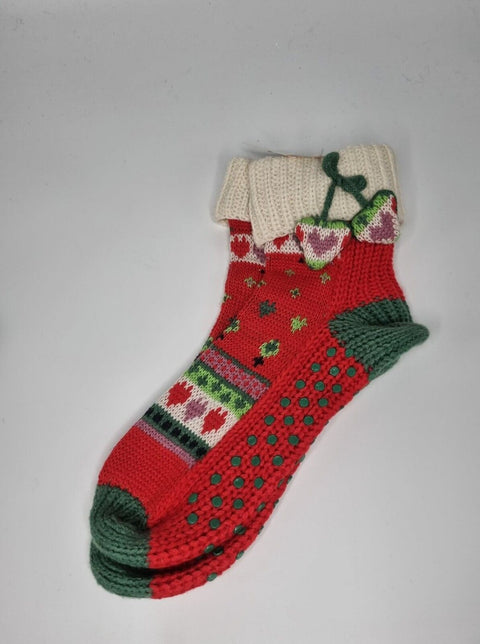 Kids Cosy Christmas Bed Socks