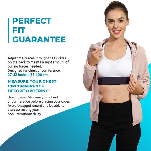 Posture Corrector Back Support Body Brace Wellness Lumbar Shoulder Support Belt