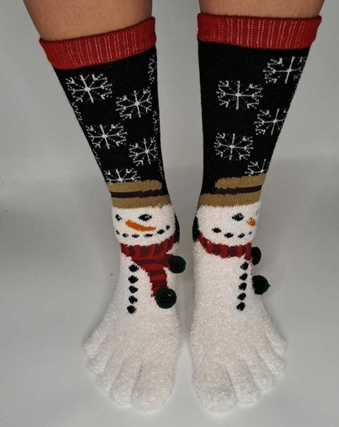 Fluffy Christmas Bed Sleep Socks