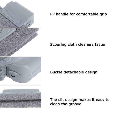 2 pcs Creative Groove Cleaning Brush