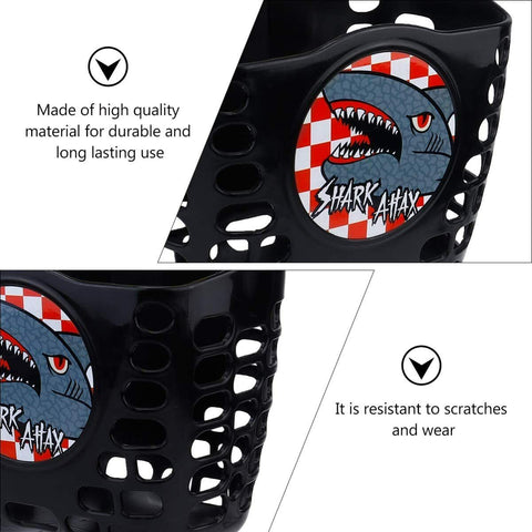 Childrens Bicycle Shopping Basket For Kids Boys Girls Bike Cycle shark