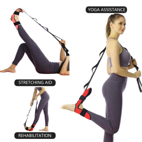 Blue Yoga Ligament Stretching Belt