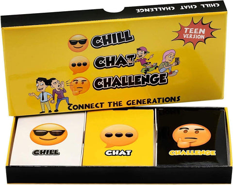 Chill Chat Challenge Teen Version card game 2019 Social Skills and Therapy Game
