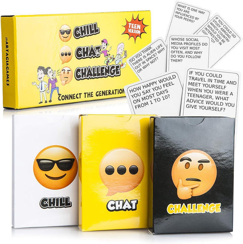 Chill Chat Challenge Teen Version card game 2019 Social Skills and Therapy Game