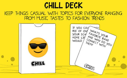 Chill Chat Challenge Teen Version card game 2019 Social Skills and Therapy Game
