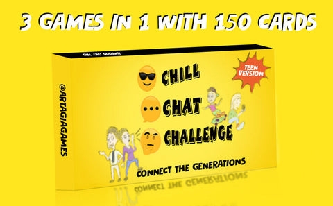 Chill Chat Challenge Teen Version card game 2019 Social Skills and Therapy Game