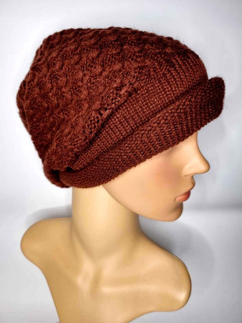 Crochet Knitted Hat