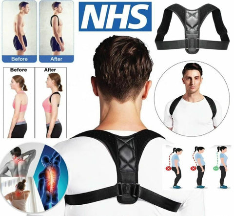 Posture Corrector Back Support Body Brace Wellness Lumbar Shoulder Support Belt