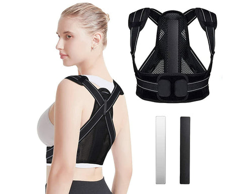 Posture Corrector Back Support Body Brace Wellness Lumbar Shoulder Support Belt