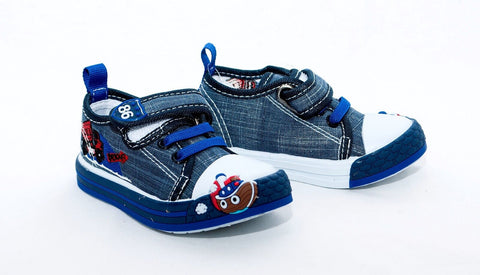 Baby Boy Canvas Trainers size 4 - 8 UK (20 - 25 EUR)