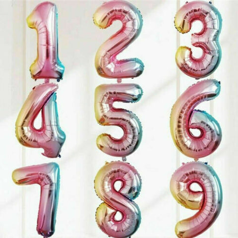 Giant Foil Number Balloons