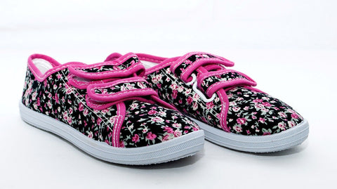 Girls Hook & Loop Trainers 11.5 -2.5 UK (30-35 EU)