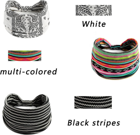 Women Wide Elastic Headbands