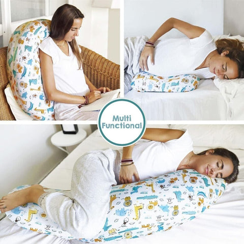 Shaped Pillow - Total Body Comfort Ideal for Pregnancy & Maternity Use