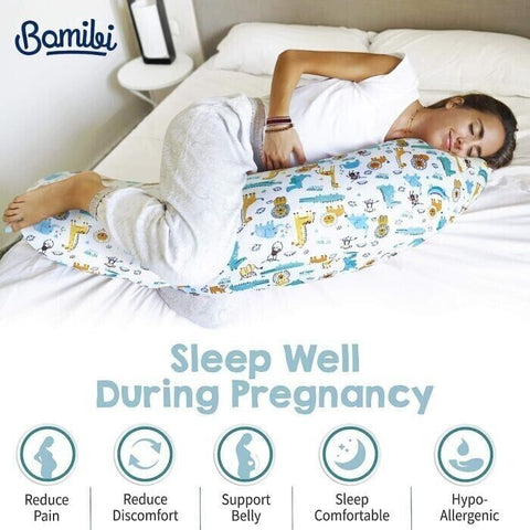 Shaped Pillow - Total Body Comfort Ideal for Pregnancy & Maternity Use