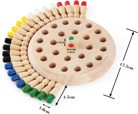 Wooden Memory Match Stick Chess Game