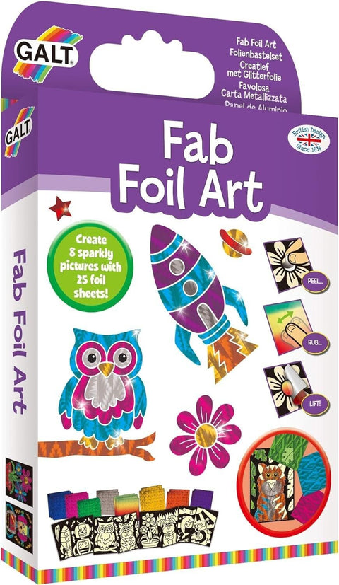 Fab Foil Art, Craft Kit for Kids, Ages 6 Years Plus