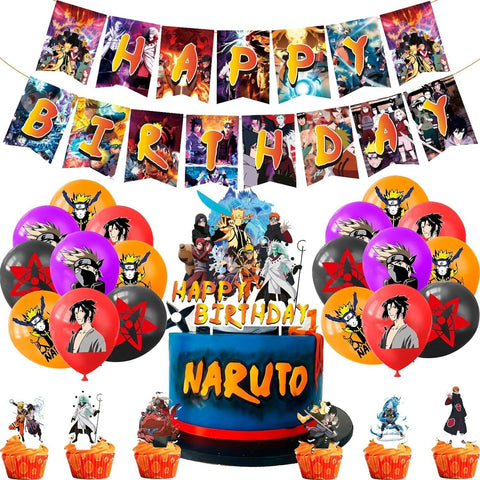 Anime Naruto Birthday Party Decorations