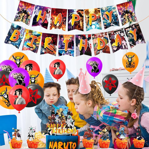 Anime Naruto Birthday Party Decorations