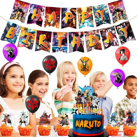 Anime Naruto Birthday Party Decorations