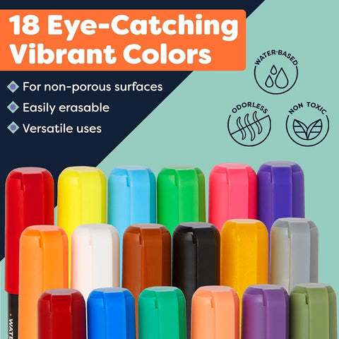 18 Liquid Chalk Pens Markers