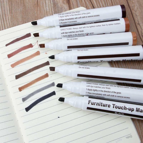 17Pcs Furniture Touch Up Wood Scratches Restore Kit