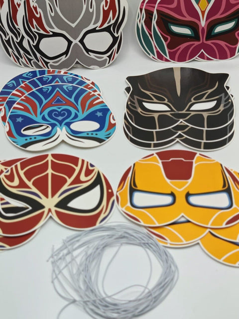 18pcs Superhero Masks