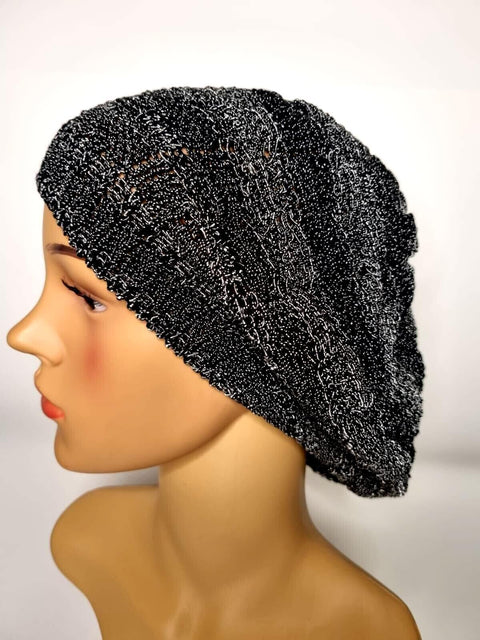 Women's Wool Crochet Knit French Beret