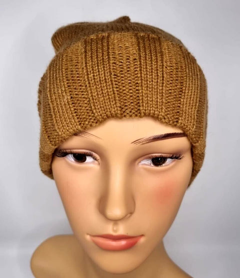 Crochet Knitted Woolly Hat