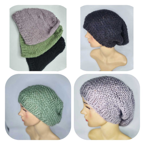 Crochet Knitted Woolly Hat